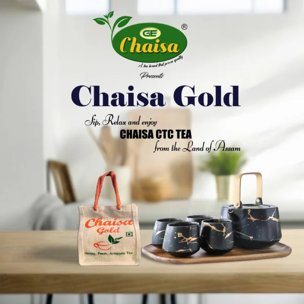 Chaisa Gold Jute Bag
