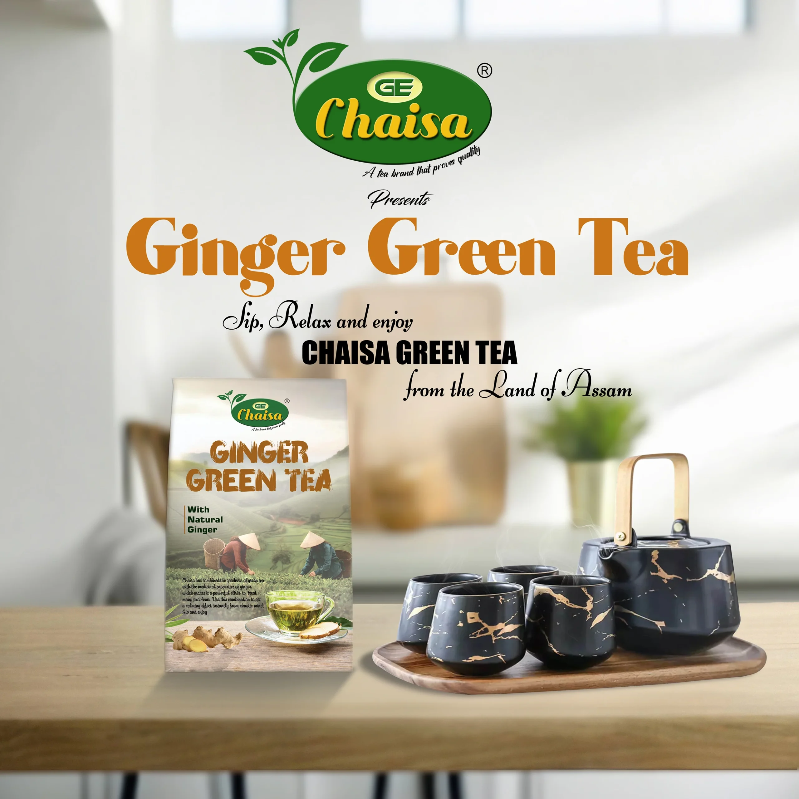 Ginger Green Tea (2)