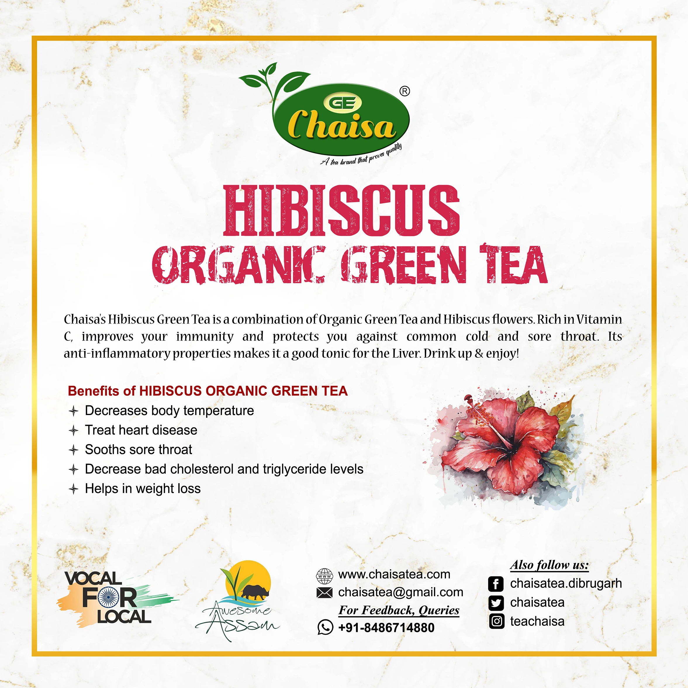Hibiscus Organic Green Tea (5)