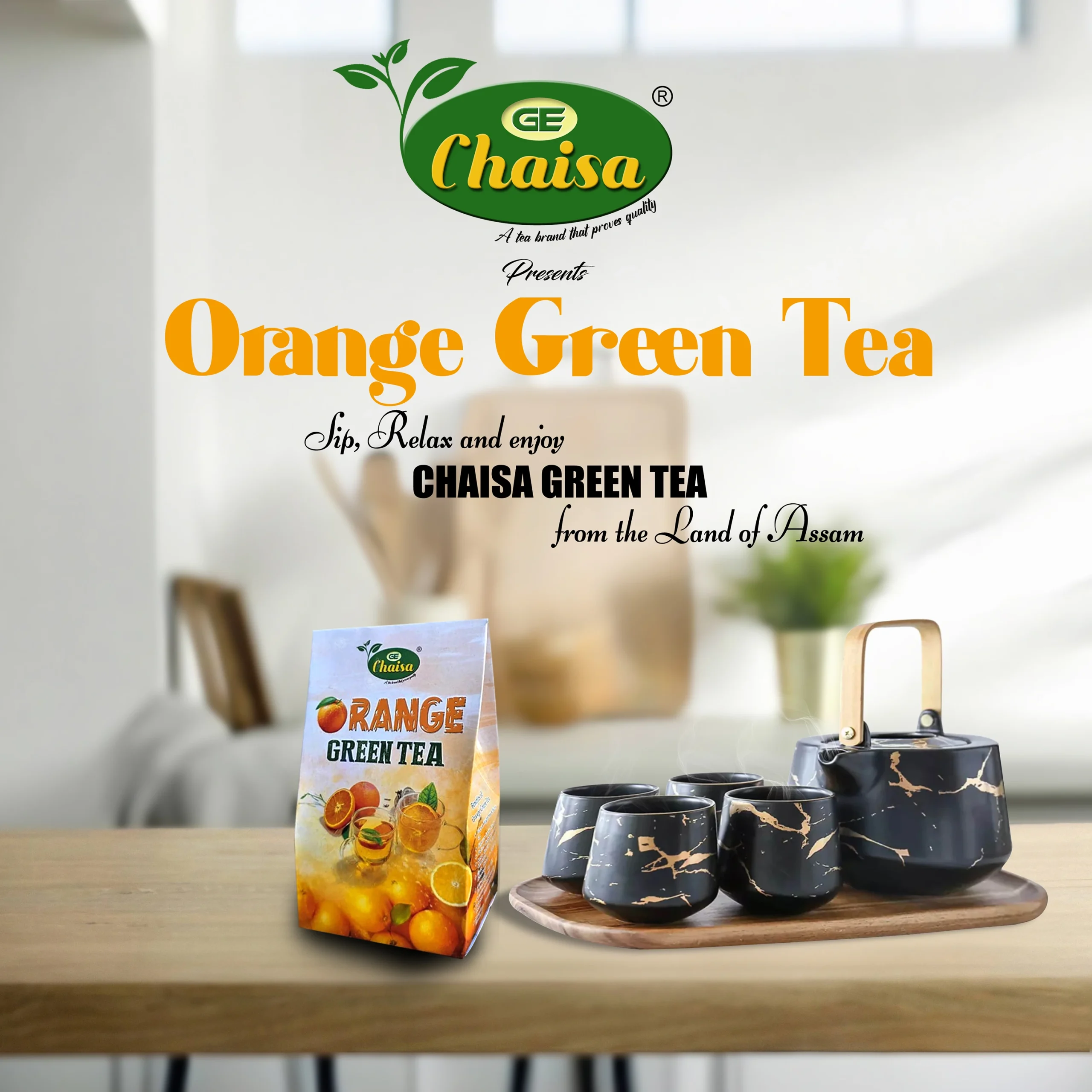 Orange Green Tea (6)