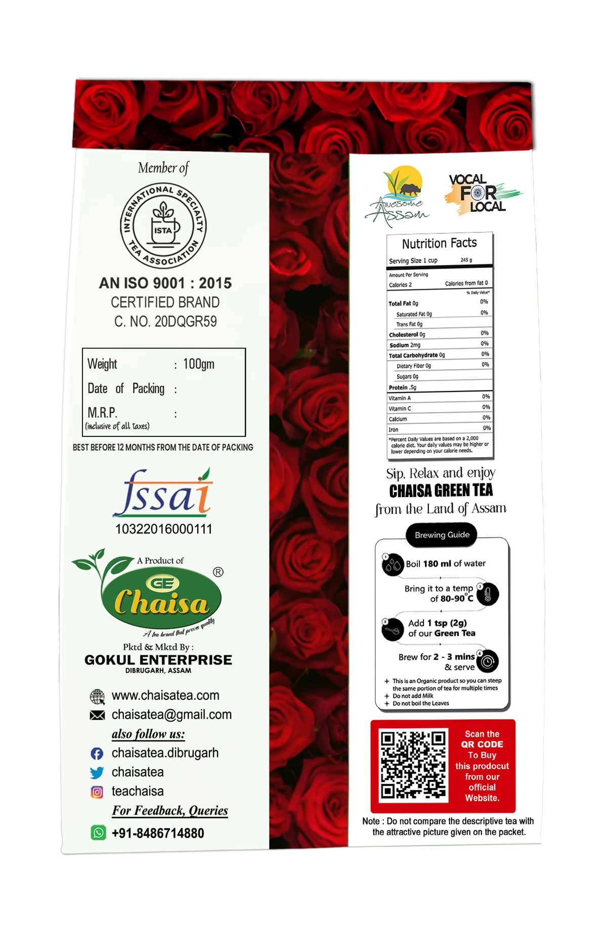 Rose Organic Green Tea (7)